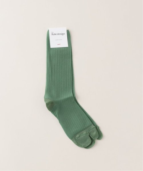 journal standard  L'essage (ジャーナルスタンダード　レサージュ)/【THE ROLE DESIGN / ザ ロールデザイン】NYLON SOX WOMENS：ソックス/グリーン