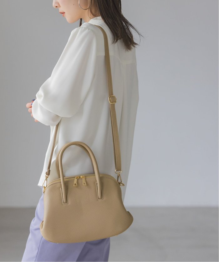 ☆未使用品☆ MILOS Wzipボストン ベージュ MILOS/ミロス WZIP