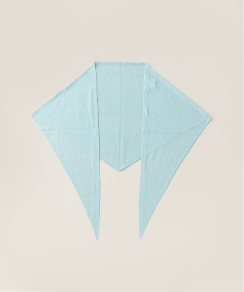 ASAUCE MELER/アソースメレ　WBシルクトライアングルニットスカーフ ASAUCE FRAMeWORK