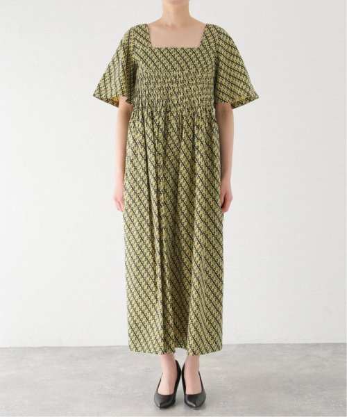 JOURNAL STANDARD relume(ジャーナルスタンダード　レリューム)/【SARA MALLIKA】GEOMETRIC PATTERN DRESS 020441S K2/グリーンB