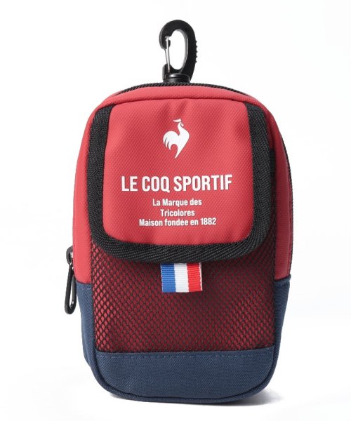 le coq sportif GOLF (ルコックスポルティフ（ゴルフ）)/アクセサリーホルダー約9×15.5×4.5(cm)/レッド