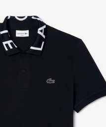 LACOSTE Mens/オーガニックコットン ミニ鹿の子 通気性 ストレッチ ジャカードリブニットカラーポロシャツ/506081605