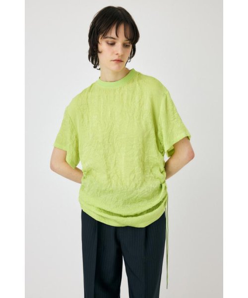 moussy(マウジー)/WASHER BIG Tシャツ/LIME