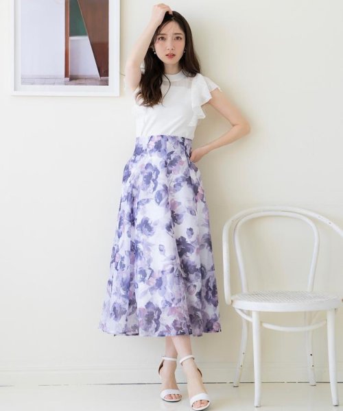 オリジナル水彩ぼかしフラワーフレアスカート オリジナル水彩ぼかしフラワーフレアスカート オリジナル水彩ぼかしフラワーフレアスカート T1259058407(9724円)