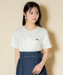 WILLSELECTION/ランダムラインストーンロゴTシャツ/506081829