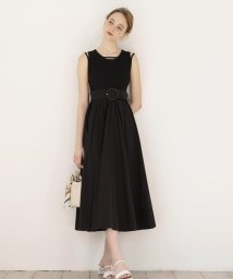 And Couture/ベルト付きドッキングワンピース/506081836