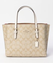 COACH(コーチ)/コーチ C4250 ミニトートバッグ 2WAYショルダー付 MOLLIE TOTE 25 PVCシグネチャー レディース/ホワイト/ベージュ