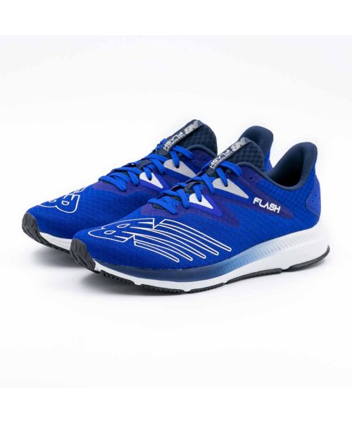 new balance(ニューバランス)/メンズ ニューバランス new balance スニーカー ダイナソフト フラッシュ V6 ランニング ウォーキング 軽量 NB－MFLSH/ブルー系1