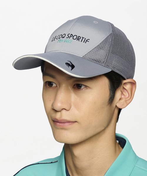 le coq sportif GOLF (ルコックスポルティフ（ゴルフ）)/クーリングメッシュキャップ/グレー