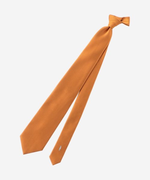 ダンディマンワンポイント刺繍レップネクタイ 