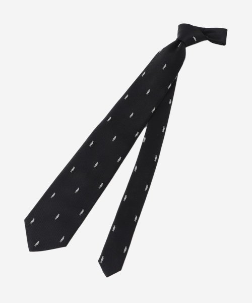 ダンディマン総柄レップネクタイ 