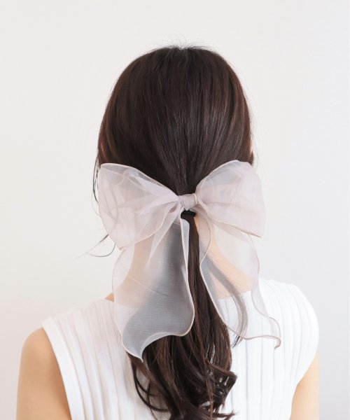 確認 たらりんヘアリボン ヘアゴム めぐりあっ 華やかロングリボン 345 