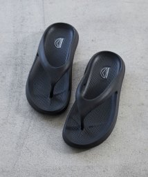 coen(coen)/【C.Mt】FORM THONG SANDALS（26cm/27cm/28cm）/BLACK