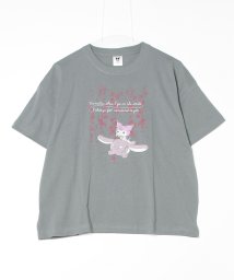 Sanrio characters/【Sanrio/サンリオ】天竺クルーネック半袖和柄プリントＴシャツ クロミ/506066173