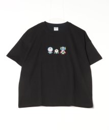 ALWAYS GOOD TIME NEW BASIC STORE(オールウェイグッドタイムニューベーシックストア)/【Doraemon/ドラえもん】天竺半袖ワイドTシャツ/ブラック