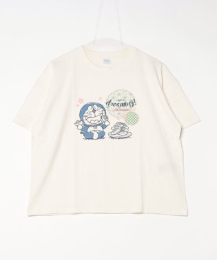 ALWAYS GOOD TIME NEW BASIC STORE/【Doraemon/ドラえもん】天竺 和柄プリント半袖クルーネック  ワイド型Tシャツ　/506066183