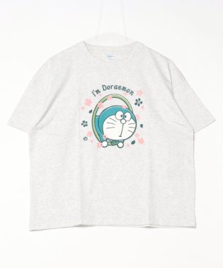 ALWAYS GOOD TIME NEW BASIC STORE/【Doraemon/ドラえもん】天竺 和柄プリント半袖クルーネック  ワイド型Tシャツ　/506066184