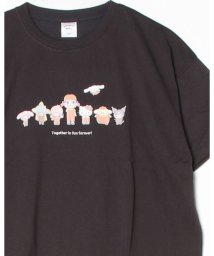 ALWAYS GOOD TIME NEW BASIC STORE(オールウェイグッドタイムニューベーシックストア)/【ペコちゃん/PEKO】天竺半袖WIDE Tシャツ/スミクロ