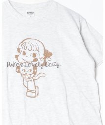 ALWAYS GOOD TIME NEW BASIC STORE(オールウェイグッドタイムニューベーシックストア)/【ペコちゃん/PEKO】天竺プリントクルーネック半袖Ｔシャツ/杢グレー