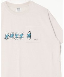 ALWAYS GOOD TIME NEW BASIC STORE(オールウェイグッドタイムニューベーシックストア)/【THE SMURFS/スマーフ】 天竺半袖WIDE Tシャツ/グリーン