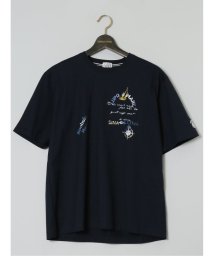 GRAND-BACK/【大きいサイズ】シナコバ/SINA COVA 綿シルケット クルーネック半袖Tシャツ/506082122