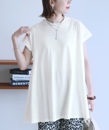 reca(レカ)/フレンチスリーブフレアTシャツ(bel－bs－191)/オフホワイト