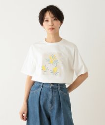 Afternoon Tea LIVING(アフタヌーンティー・リビング)/フラワーTシャツ/ミモザ/オフホワイト