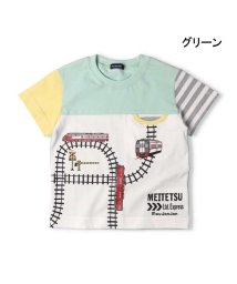 moujonjon/【子供服】 moujonjon (ムージョンジョン) 名鉄電車仕掛け付き半袖Tシャツ 90cm～130cm F32804/506082311