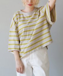 e-zakkamaniastores/ボーダー ワイドTシャツ/506082460