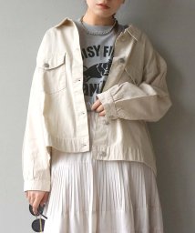 e-zakkamaniastores/タックスリーブ コットンツイル ジャケット/506082464