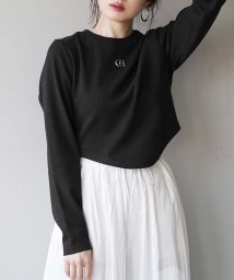 e-zakkamaniastores/メタリックロゴ クロップドカットソー/506082466