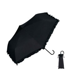 Wpc．(Wpc．)/Wpc. 折りたたみ傘 レディース 晴雨兼用 ダブリュピーシー Wpc 傘 ワールドパーティー 遮光クラシックフリル mini 801－19017－102/ブラック