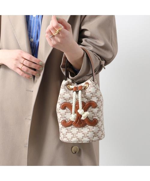 CELINE ハンドバッグ Teen Drawstring ティーン 196532FRI CELINE ハンドバッグ Teen Drawstring ティーン 01BC