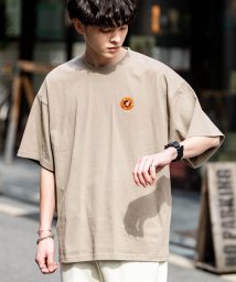 Rocky Monroe/KANGOL カンゴール Tシャツ 半袖 メンズ レディース カットソー オーバーサイズ ビッグシルエット リラックス ゆったり クルーネック サークルロゴ 刺/506082808