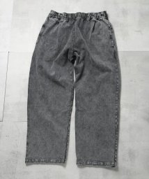 FUSE(フューズ)/【ONEITA（オニータ）】別注 Super heavy weight Chemi wash WIDE pants/ブラック