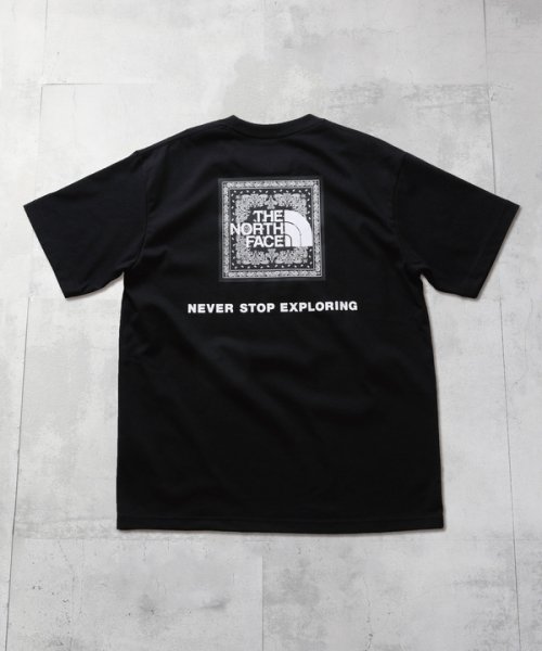 FUSE(フューズ)/【THE NORTH FACE/ザ ノース フェイス】S/S Bandana Square Tee/ブラック