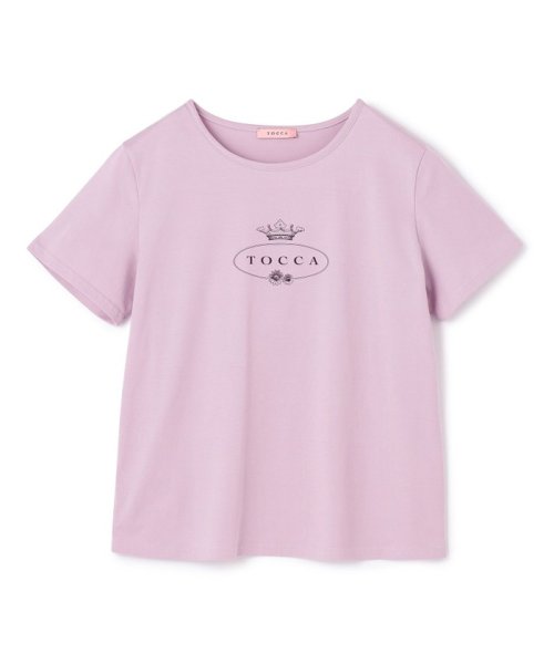 TOCCA(TOCCA)/【洗える！】TOCCA LOGO TEE Tシャツ/ピンク系