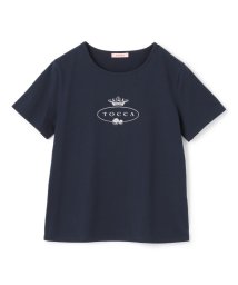 TOCCA(TOCCA)/【洗える！】TOCCA LOGO TEE Tシャツ/ネイビー系