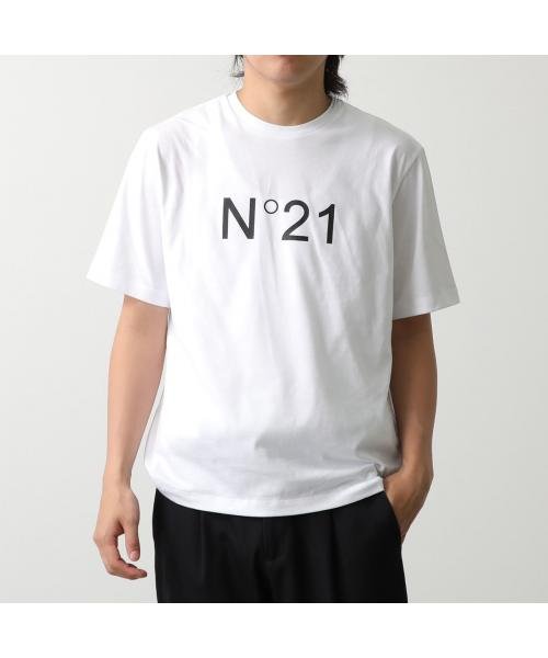 N°21(ヌメロ ヴェントゥーノ)/N°21 Tシャツ F131 4157 クルーネック 半袖 ロゴ プリント/その他