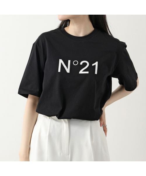 N°21(ヌメロ ヴェントゥーノ)/N°21 Tシャツ F131 4157 クルーネック 半袖 ロゴ プリント/その他系1