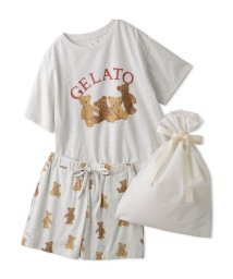 gelato pique(gelato pique)/【ラッピング済み】ベアワンポイントTシャツ＆ショートパンツSET/OATMEAL