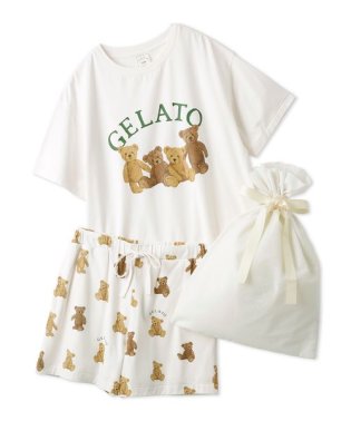 gelato pique/【ラッピング済み】ベアワンポイントTシャツ＆ショートパンツSET/506083626