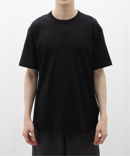 EDIFICE(エディフィス)/handvaerk (ハンドバーク ) 60/2 NEW CREW NECK S/S #6540/ブラック