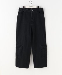 PULP(パルプ)/【AFB / エーエフビー】STUDDED DENIM CARGO PANTS/ブラック