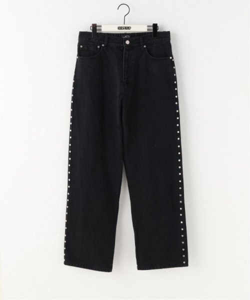 PULP(パルプ)/【AFB / エーエフビー】STRAIGHT STUDDED PANTS/ブラック