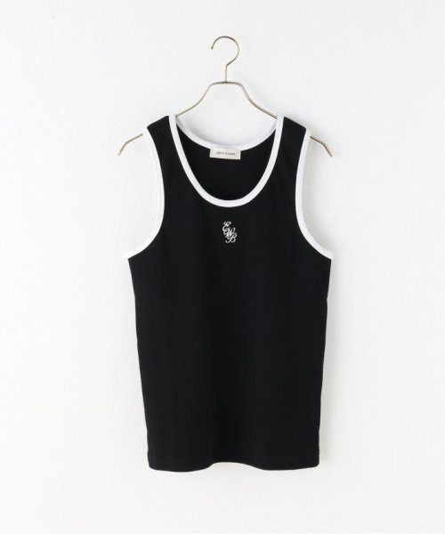 JOURNAL STANDARD(ジャーナルスタンダード)/【ERNEST W. BAKER / アーネストダブルベイカー】EWB Embroidered TankTop/ブラック