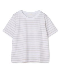 GALERIE VIE/ファインコットンボーダー クルーネックTシャツ/506083895