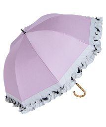 Refume(レフューム)/ 日傘 完全遮光 長傘 遮光率100% 軽量 遮光 晴雨兼用 UVカット Refume レフューム レディース 雨傘 傘 遮熱 雨具 無地 紫外線対策 切替 フ/ピンク
