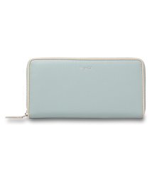 Ungrid(アングリッド)/ アングリッド Ungrid 財布 長財布 マイクロファイバー パイピング レディース ラウンドファスナー LONG WALLET 52590W/ライトブルー