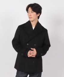 BENETTON (mens)(ベネトン（メンズ）)/ウール混ピーコート/ブラック